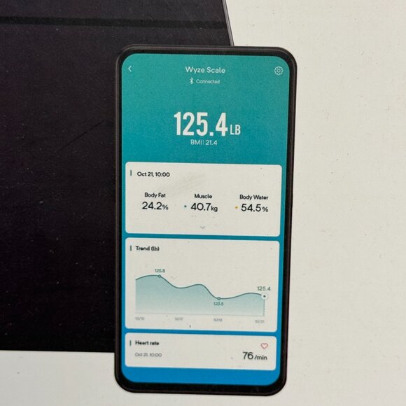 Wyze Scale Bluetooth Smart Body Composition Monitor WHSCL1, Android + iOS 1357 - Picture 2 of 6